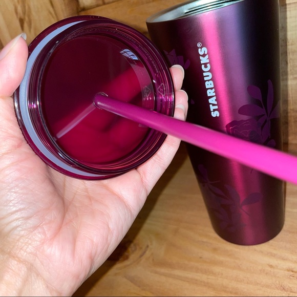 NWT Starbucks Fall 2020 Metal Berry Plum Rose - Picture 5 of 13